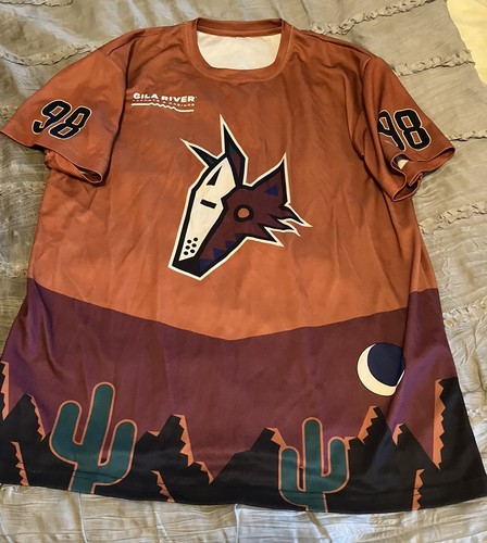 T-shirt Reebok pour jeunes des Coyotes de l'Arizona de la LNH, taille L