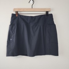 Athleta black skort sz M women activewear performance wear