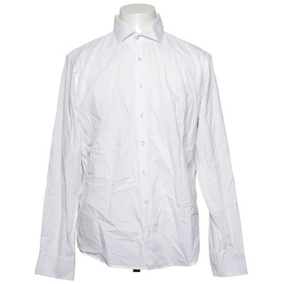 Bruun & Stengade, Hemd, Größe: XL, Casual Slim, Weiß, Baumwolle, Herren #Vdr