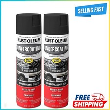 Rust-oleum 248657 Rubberized Undercoating Spray 15 Oz Black Pack Of 2