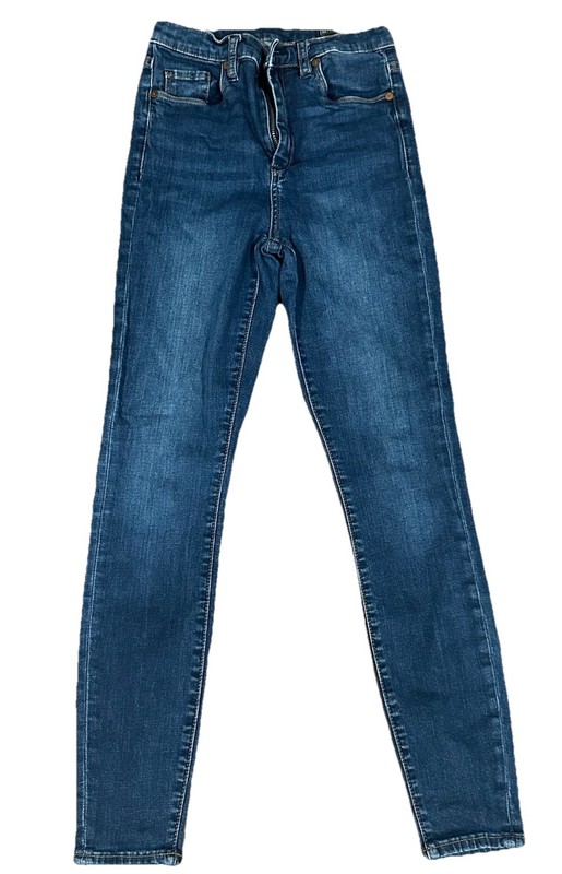 Blank NYC The Great Jones High Rise Skinny Jeans Blue Light Wash Denim Size 27
