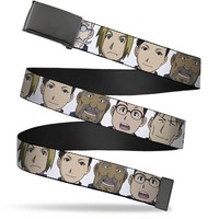 `Blank Black 1.5`` Bo Buckle - Fullmetal Alchemist Brotherho (Us Import) ACC NEU