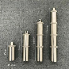 New Titanium Waterproof sealed container Necklace Medicine Box Pill Case Pendant