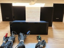 Sony SS-CT101 SS-TS102 5.0 Channel Home Theater Speaker System, Wired, Black