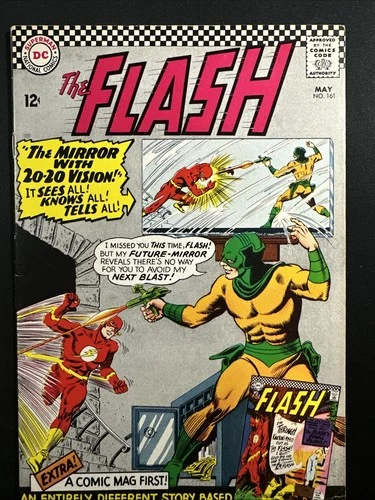 The Flash #161 1966 DC Comics Vintage Silver age 1st Print VG/Fine *A5