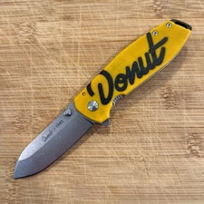 DONUT x CRKT SQUID Collab LIMITED EDITION Discontinued Knife - Great Condition!