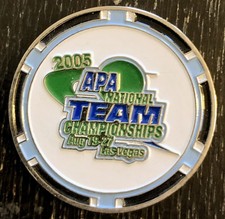 APA 2005 National Team Pool Championships Coin Medallion Token