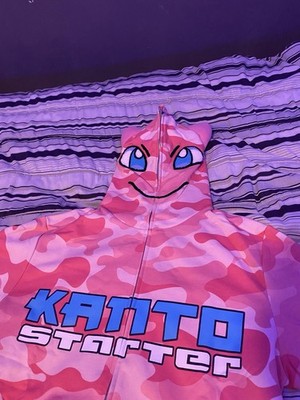 Kanto starter Full Zip Psyshock Hoodie Size M Auth