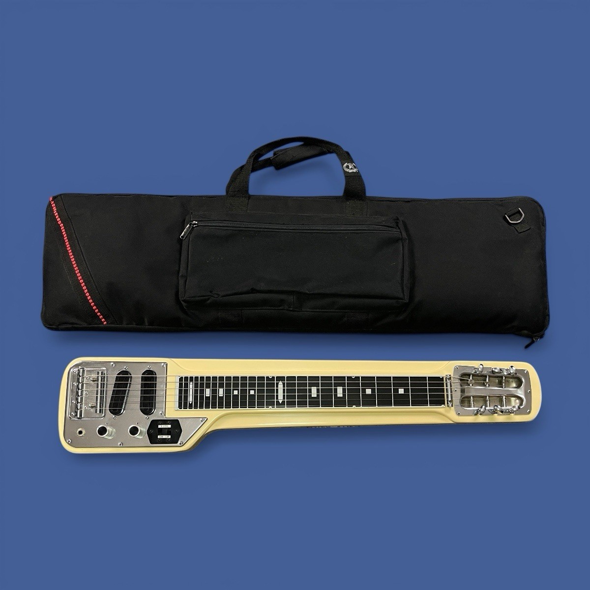 1960s Guyatone HG-92 Double Pickup Lap Steel MIJ Aged Ivory with