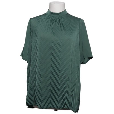 YAS, Bluse, Größe: S, Grün, Polyester, Chevron, Damen #ZGB