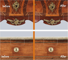 Wood Furniture Repair Kit 8 Dark Colors- Wood Fillers and Touch Up Markers, R...