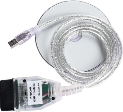 K+DCAN D-CAN KCAN KDCAN Ediabas Cable OBD OBDII and DCAN Switch OBD2 Adapter