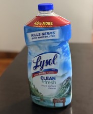 Lysol Clean  Fresh Multi-Surface Cleaner Cool Adirondack Air Scent 40fl oz New