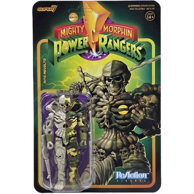 RITO REVOLTO FIGUR POWER RANGERS REACTION SUPER7 OVP HASBRO MIGHTY MORPHIN SABAN