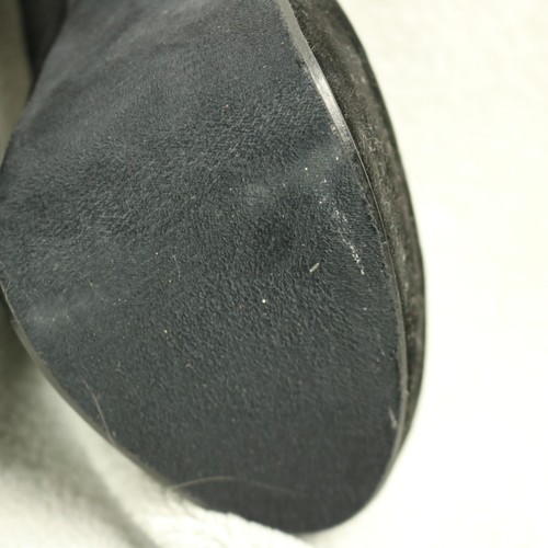 Zapatos de tacón de aguja Heart in D plataforma de terciopelo de 5,5" negros para mujer 7,5 - Imagen 18 de 22