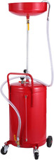 20 Gallon Portable Waste Oil Drain Tank Air Operated Drainage Adjustable Funnel
