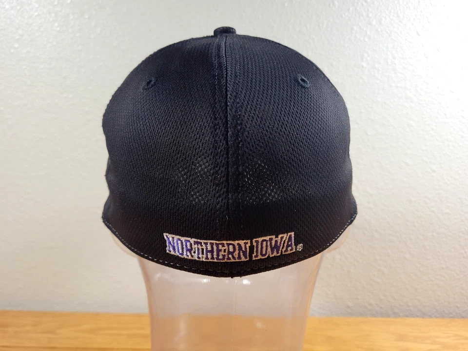 Northern Iowa Panthers Hat Cap Men's One Size Black Gold Adult Stretch Flex Fit - Image 4 of 4