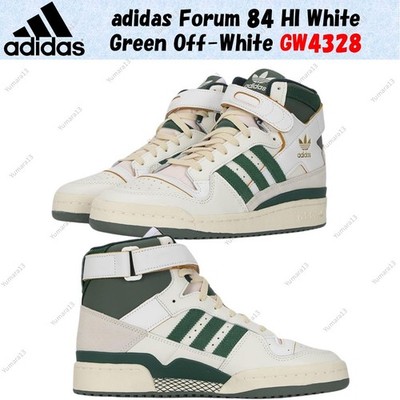 adidas Forum 84 HI White Green Off-White GW4328 Men's Size