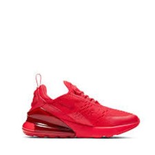 Nike Air Max 270 Big Kid's Shoes University Red Black CW6987-600 GS Sneakers New
