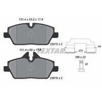 Textar 2391503 Bremsbelagsatz Scheibenbremse Vorderachse FüR Mini Bmw