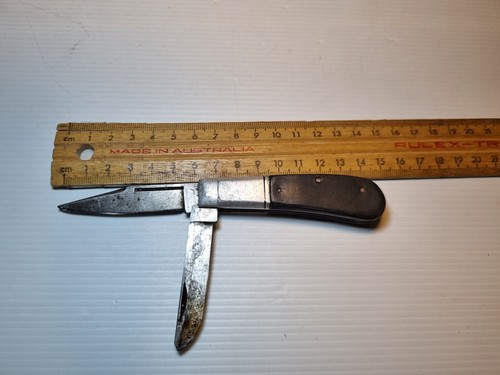 Vintage HY Kaufmann & Sons Solingen 2 Blade Folding Pocket Knife #55 - Picture 8 of 10