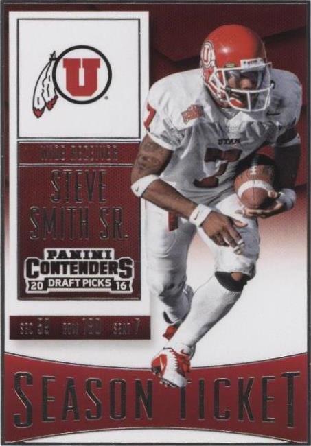 2016 Panini Contenders Draft Picks Steve Smith #90 - 1 of 2