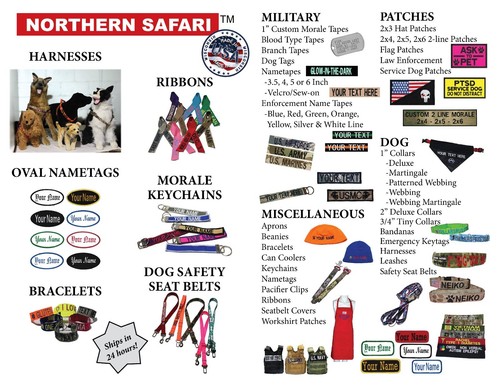 Military and Non-Military Dog Collars 2" High for BIG DOGS! - Picture 5 of 47