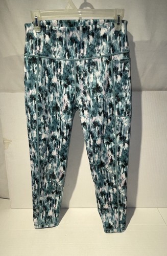 SWEATY BETTY Printed Super Sculpt Pocket 7/8 Leggings Floral Green Size L - Picture 3 of 19