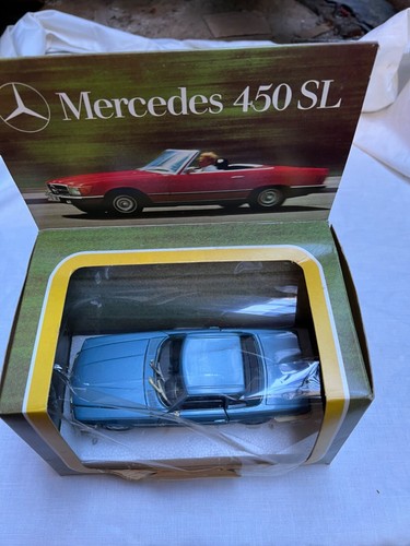 1970’s Polistil scale model of a Mercedes Benz 450sl, hard top, boxed