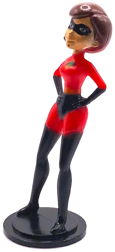 ELASTIGIRL Disney INCREDIBLES Helen Parr PVC TOY Playset Figure 2 3/4"  FIGURINE!