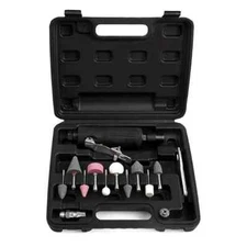 Pneumatic High Speed Grinder Tyre Repair Tool Engraving Grinder Set of 16 Pcs