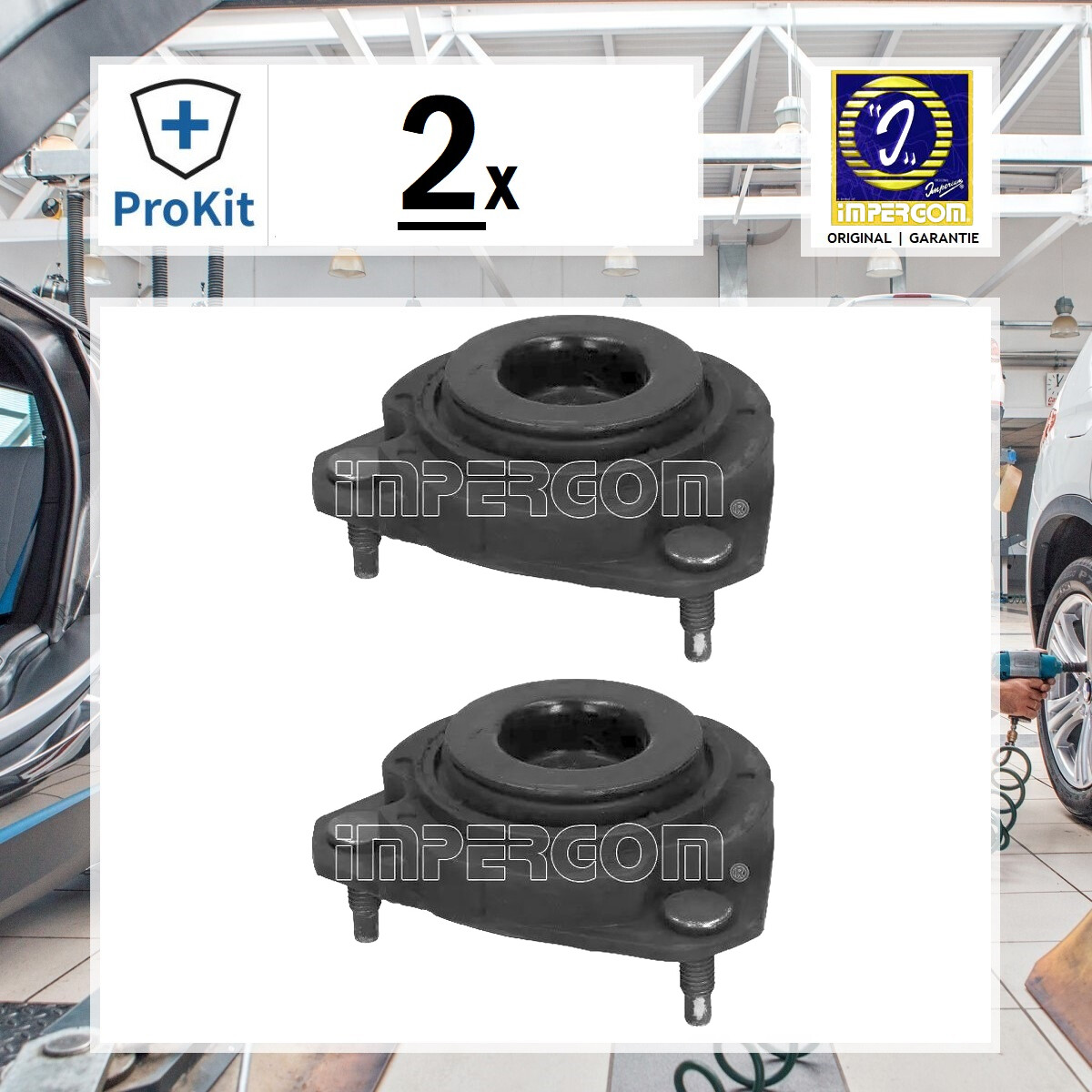 2x ORIGINAL® Original Imperium 35573 Federbeinstützlager Vorne für Ford Focus