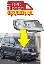 FITS VW TIGUAN 2016-2020 HEADLIGHT HEADLAMP RH RIGHT SIDE OFF SIDE