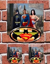 DC HEROES - 7" and 3" DECAL STICKERS for HOME, SCHOOL, AUTO, LAPTOP, SKATE