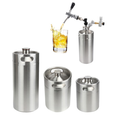 Growler Fass Edelstahlfass Bier Growler Mini Bierfass hält Bier