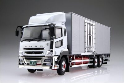 アオシマ　FUSO THE GREAT SUPER Frame 1/32 ① Aoshima 1/32 No.14 MITSUBISHI FUSO '10 SUPER GREAT FS HiWing