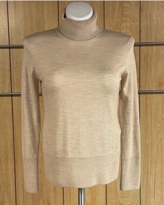Orvis Women s Long Sleeve Turtle Neck Solid Color Sweater Size M