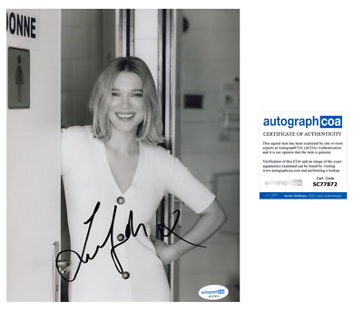 Lea Seydoux Sexy Autographed Signed 8x10 Photo ACOA | eBay