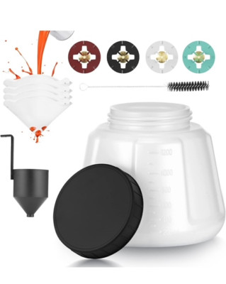 Paint Sprayer Accessory Kit Only for ETOOLAB Sparyer Paint Gun, 4 Brass Nozzles,