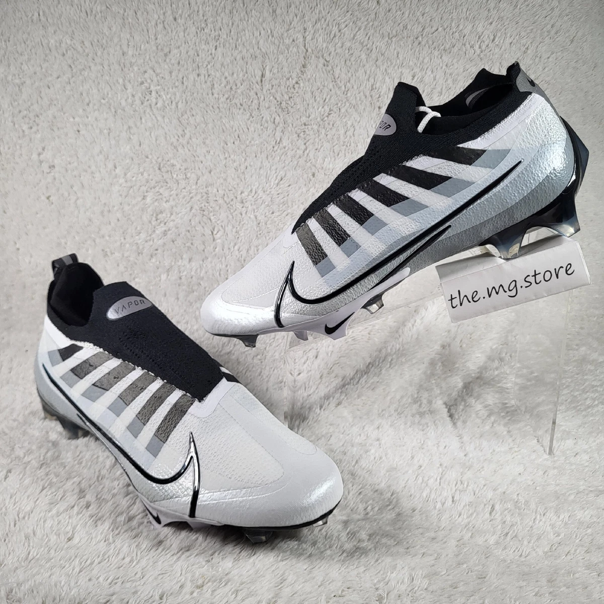 Men\'s Size 8.5 Nike Vapor Edge Elite 360 Flyknit White Black Silver DQ3558-100 Nike Vapor Edge Elite 360 White-Black-Light | Mercari main image 3
