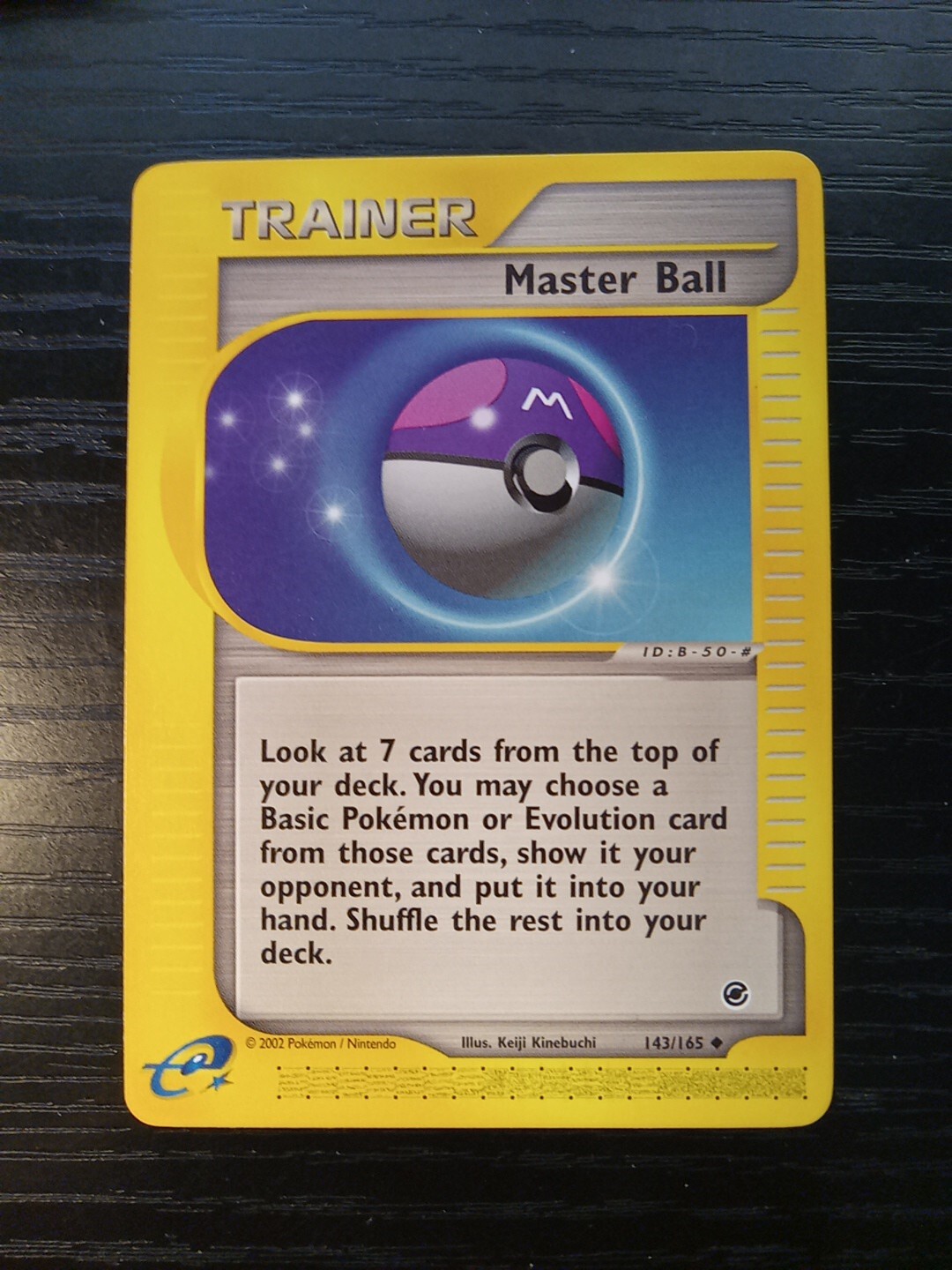 Pokémon MASTER BALL Trainer 143/165 Expedition Mint Unplayed Free Shipping!
