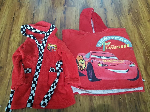 disney cars dressing gown
