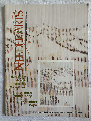 Needle Arts Embroidery Guild Magazine NeedleArts Art Point December 2002