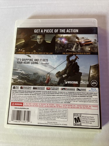 Battlefield Hardline (Sony PlayStation 3, 2015) Complete - Picture 2 of 3