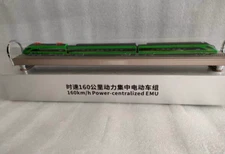1:160 55CM 160km/h Power-Centralized EMU Train Passenger Car Diecast Model