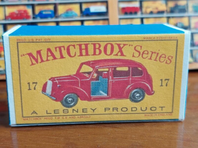      Matchbox Nr. 17 Metropolitan Taxi  B Box Matt 280g  Druck&Verarb. gut     