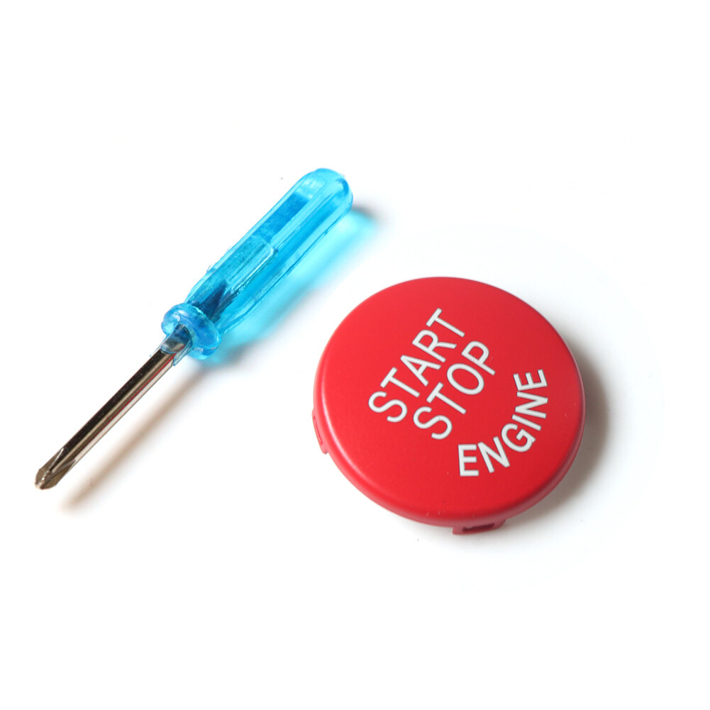For BMW 5 Series E60 2004 2009 Red Engine Switch Button Decoration for-bmw-5-series-e60-2004-2009-red-engine-switch-button-decoration