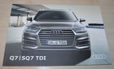 2017 Audi Q7 SQ7 Brochure Prospekt Russian Edition 10/17