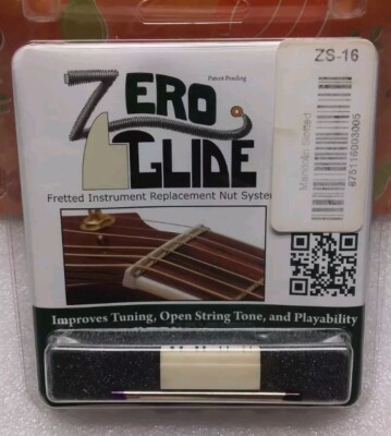 Genuine Zero Glide ZS-16 Slotted nut replacement system for Lefty Mandolins
