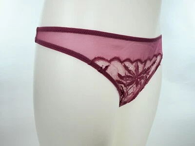 LA PERLA Dessous - Italienischer Spitzen-Tanga in pink - Luxus Lingerie